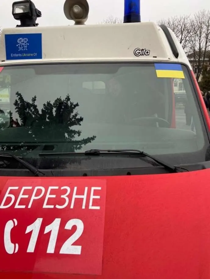 L'ambulance siglée Bérezné 112